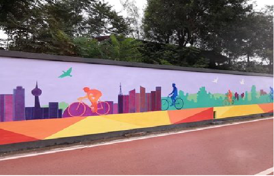 杭州墙体彩绘-围墙