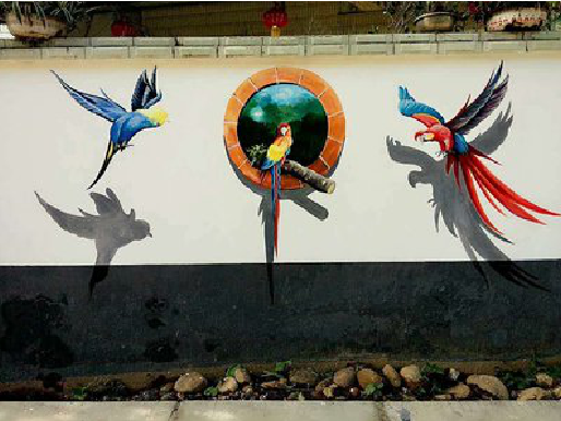 杭州视觉错位-3D墙绘设计