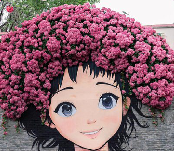 杭州墙体彩绘-网红墙打卡