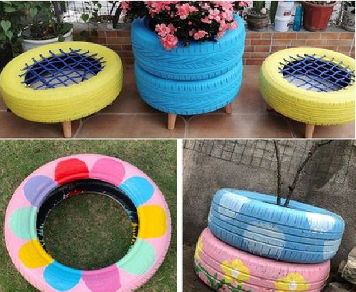 杭州墙体彩绘-变废为宝